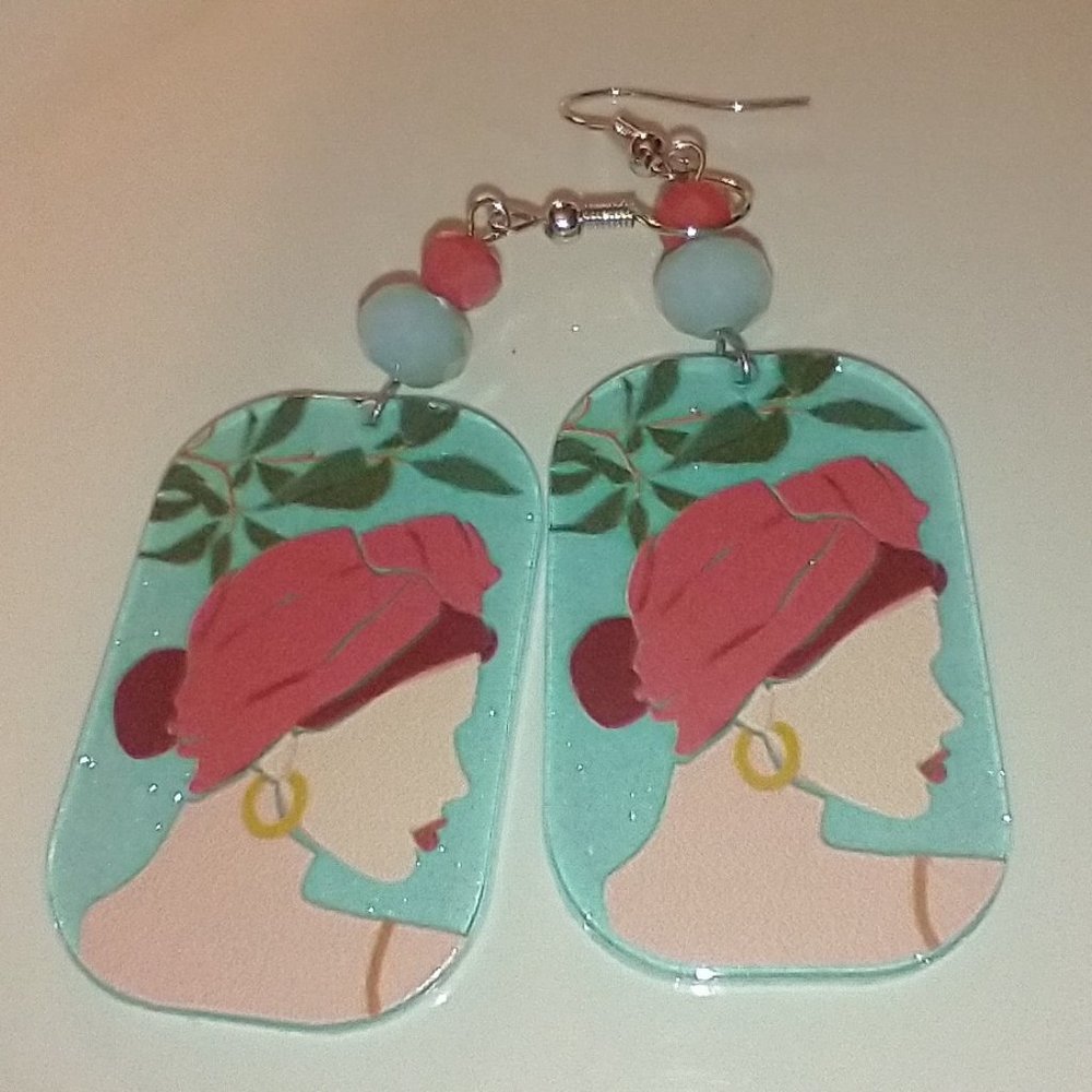 Acrylic Summer-Vibes Earrings